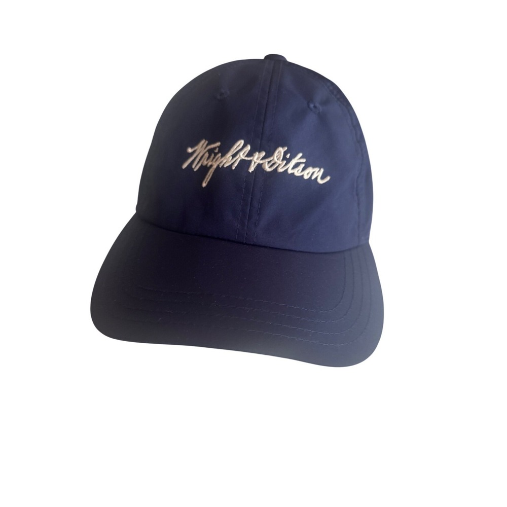 Wright Makers Navy Blue Adjustable Baseball Cap Lightweight Performance‎ Hat